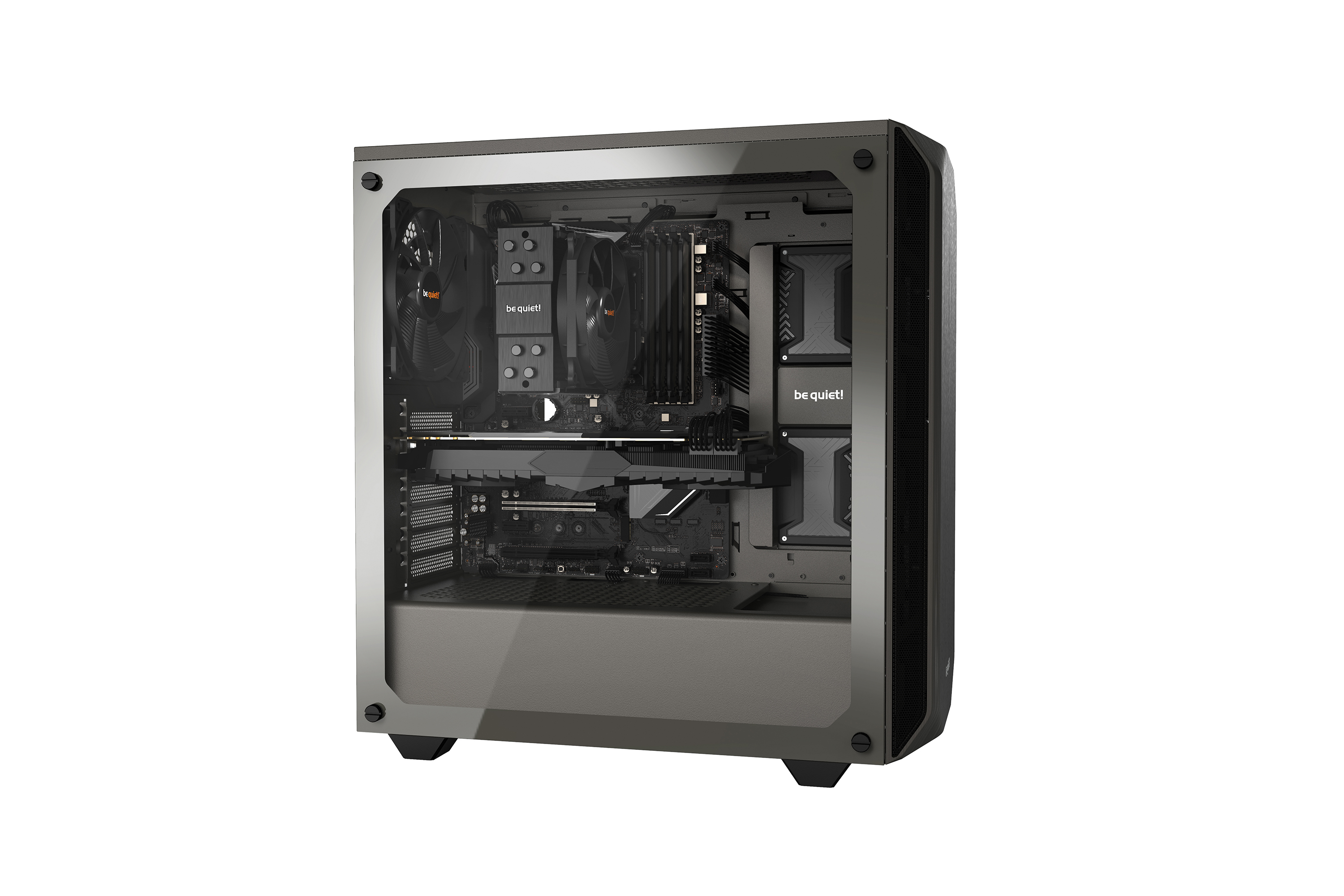 be quiet! Pure Base 500 Window Metallic Gray image 8