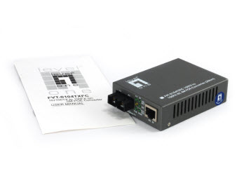 LevelOne 10/100BASE-TX to 100BASE-FX SMF SC PoE PD Converter – image 6