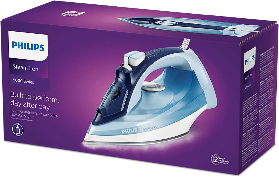 Philips 5000 series DST5020/26 iron Steam iron SteamGlide Plus soleplate – image 9