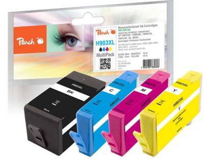 Peach PI300-864 ink cartridge 4 pc(s) Compatible High (XL) Yield Black, Cyan, Magenta, Yellow