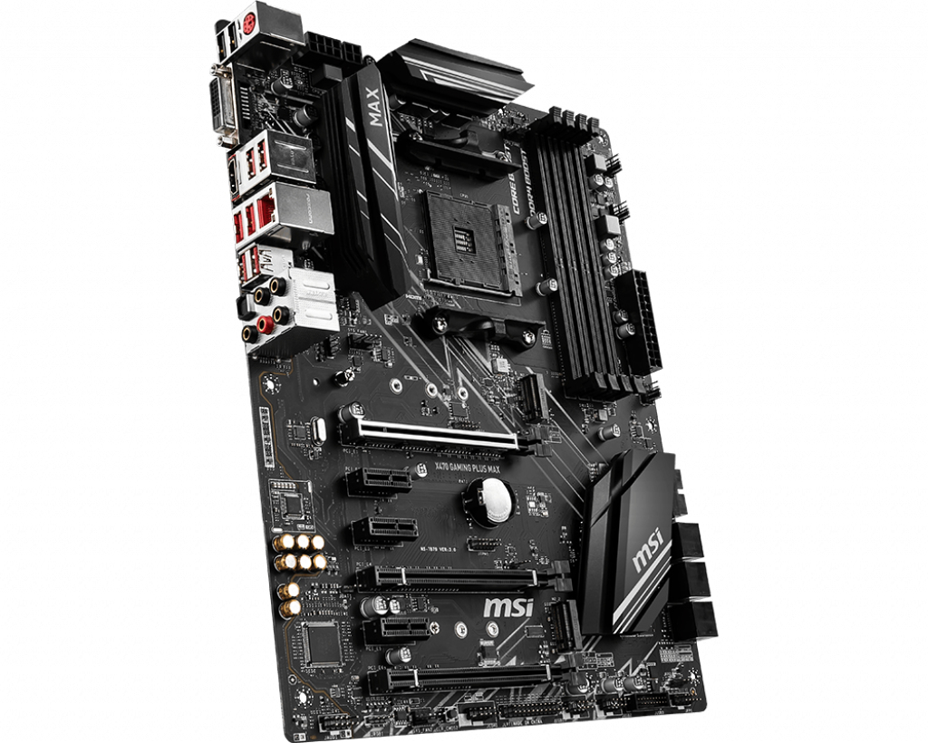 MSI X470 Gaming Plus Max AMD X470 Socket AM4 ATX image 3