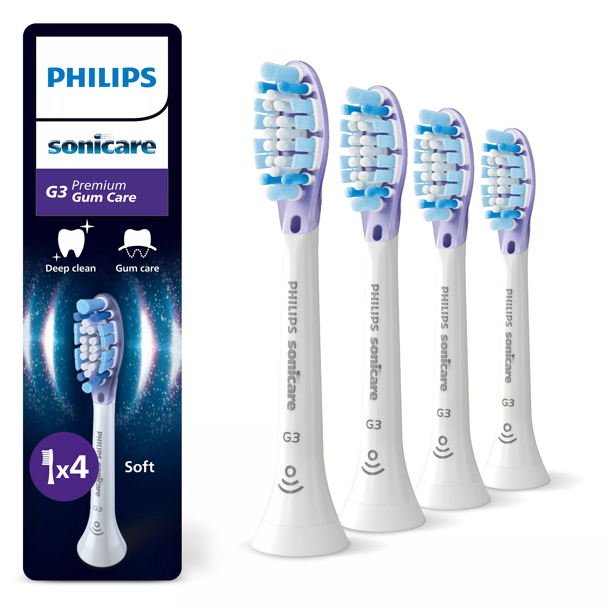 Premium Gum Care HX9054/87 Bürstenköpfe (4er-Pack)