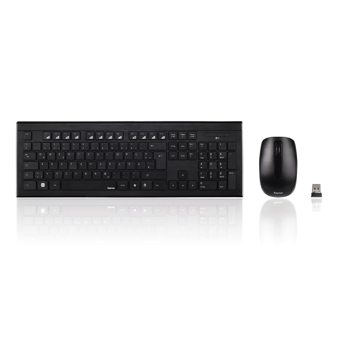 Hama 19182664 keyboard Mouse included Universal RF Wireless Black – image 6