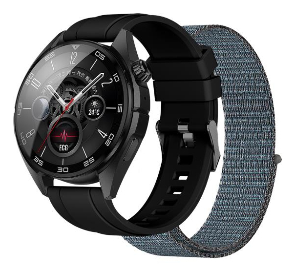 Nilox Sportivo 3.63 cm (1.43") AMOLED Digital 466 x 466 pixels Touchscreen Black GPS (satellite) – image 1