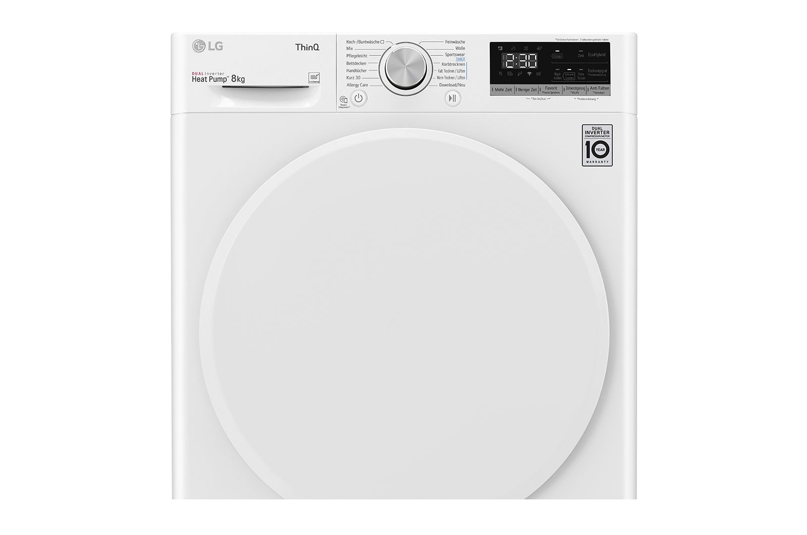 LG V3RT8N tumble dryer Freestanding Front-load – image 5