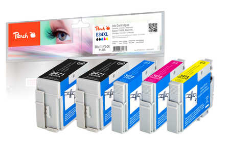 Peach 320432 ink cartridge 5 pc(s) Compatible High (XL) Yield Black, Cyan, Magenta, Yellow
