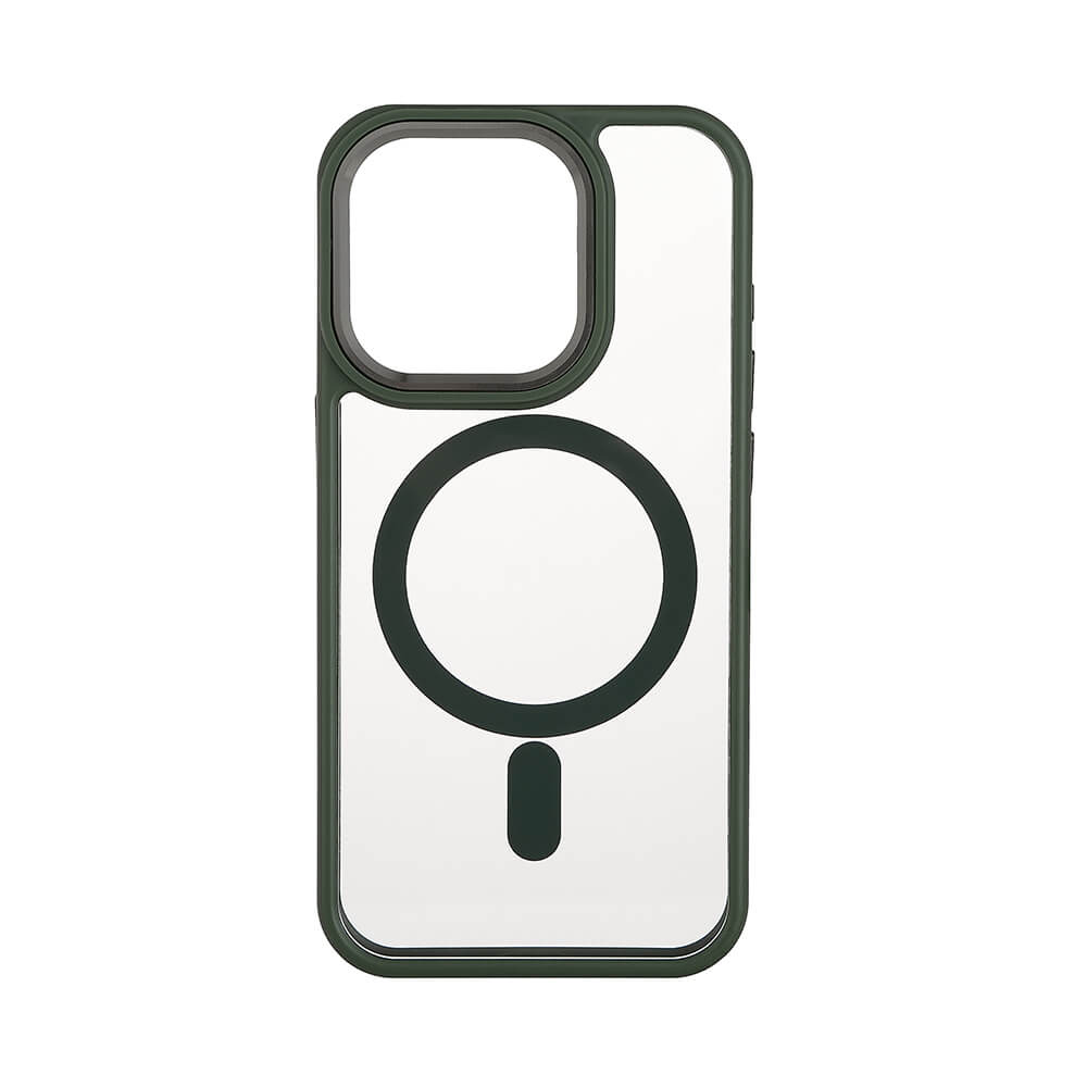 Onsala Phone Case Bumper MagSeries Green & Clear - iPhone 15 Pro