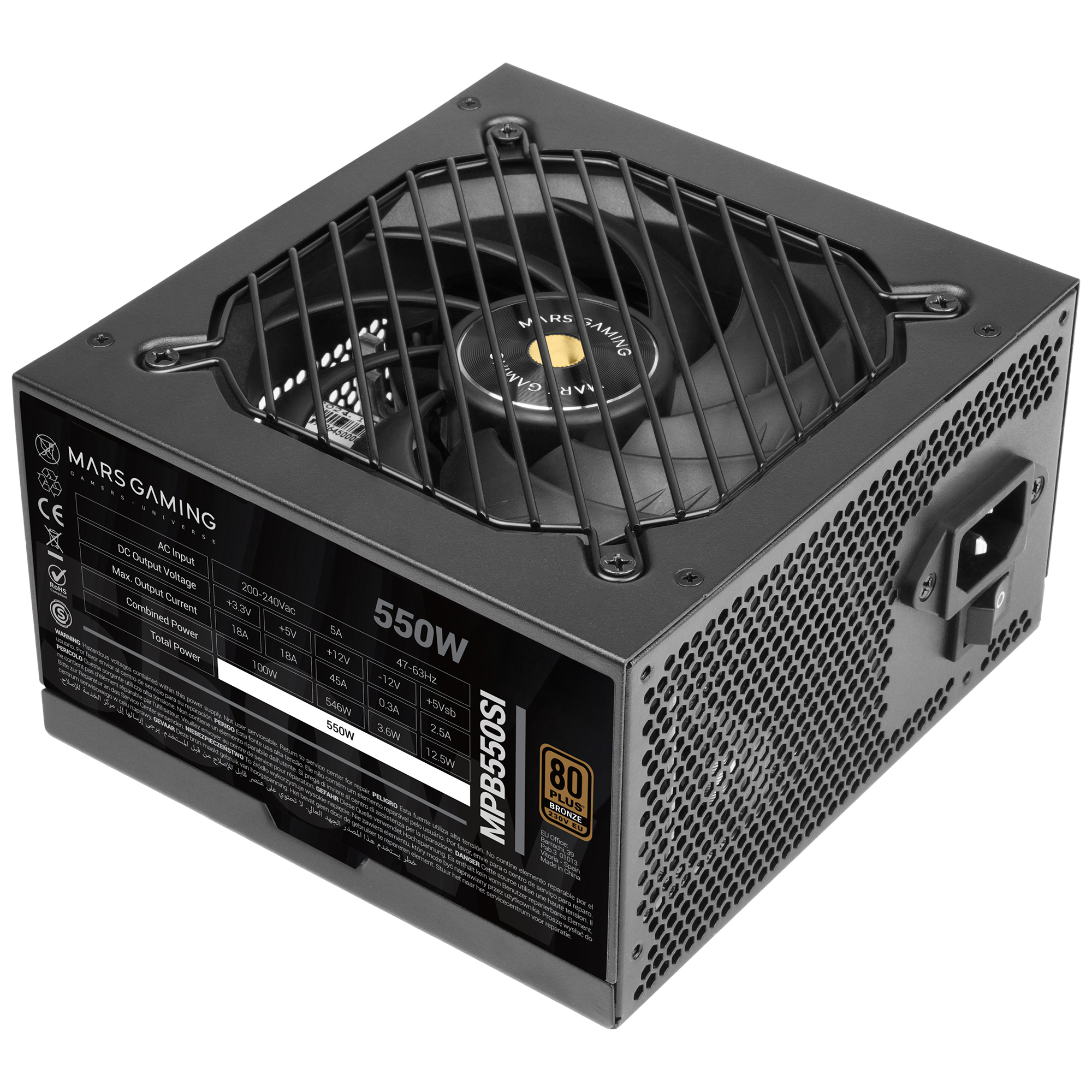 Mars Gaming MPB550SI power supply unit – image 2