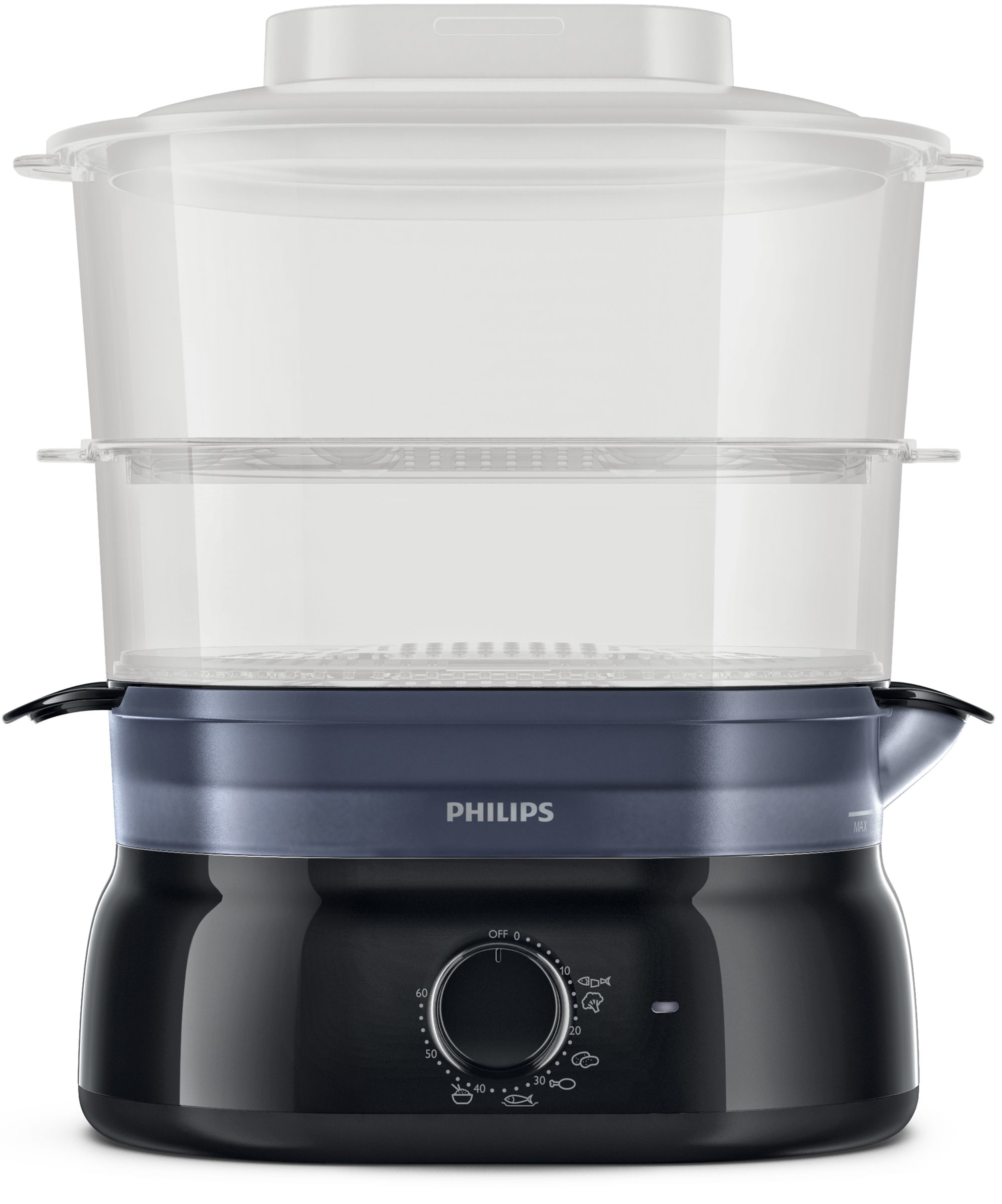 Philips Daily Collection HD9116/90 steam cooker 2 basket(s) Freestanding
