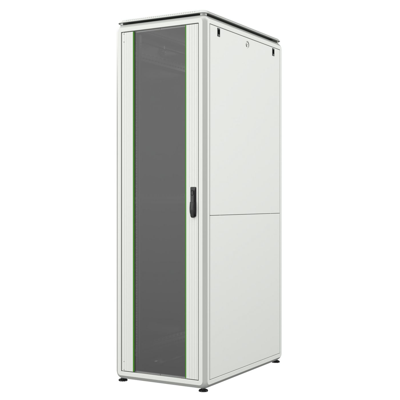 Lanview RDL42U61WH rack cabinet 42U Freestanding rack White – image 1