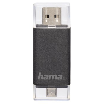 Hama 00123976 card reader USB/Micro-USB Anthracite – image 3