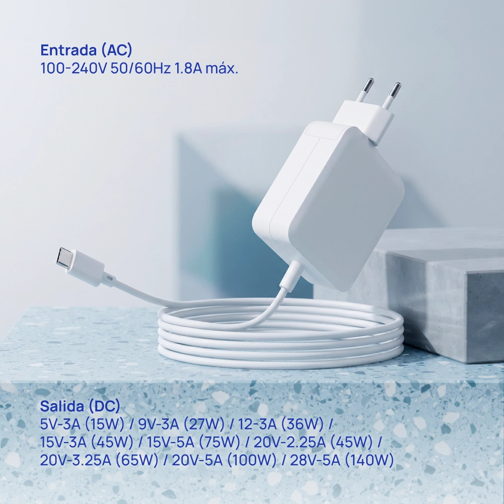 iggual IGG320990 mobile device charger Laptop White AC Fast charging Indoor – image 5