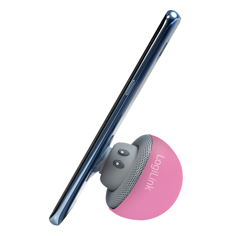 LogiLink SP0054PK portable/party speaker Grey, Pink 3 W image 2