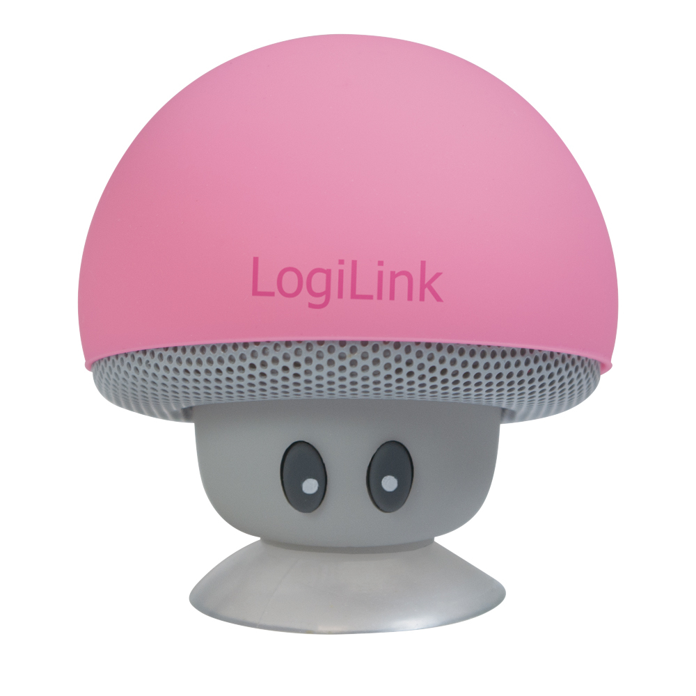 LogiLink SP0054PK portable/party speaker Grey, Pink 3 W image 1