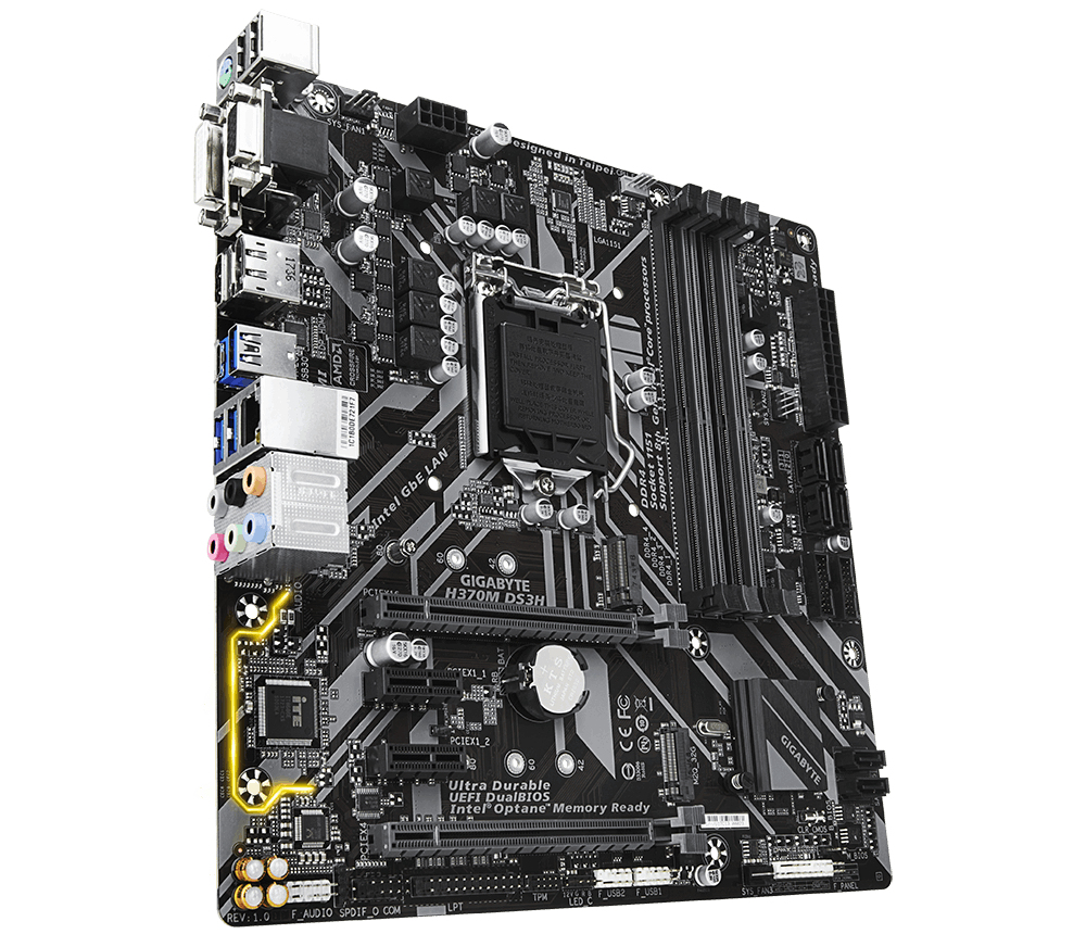 GIGABYTE H370M DS3H – image 1