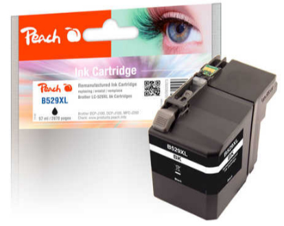 Peach 320073 ink cartridge Compatible High (XL) Yield Black