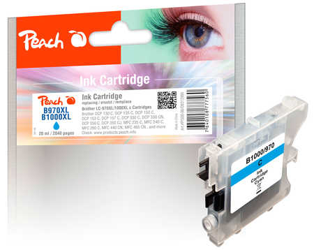 Peach 312995 ink cartridge Cyan