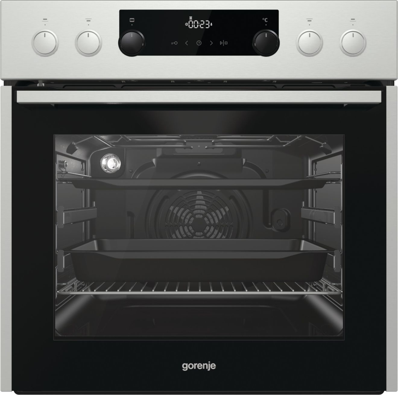Gorenje BCP637E301X Black, Stainless steel – image 2