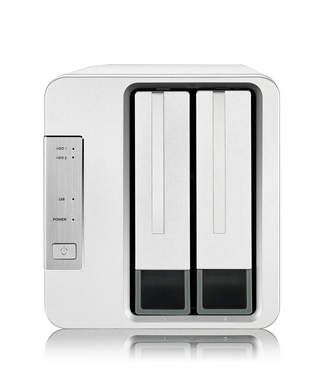 TerraMaster F2-210 4TB 2x2TB Seagate IronWolf 2 Bay NAS Desktop