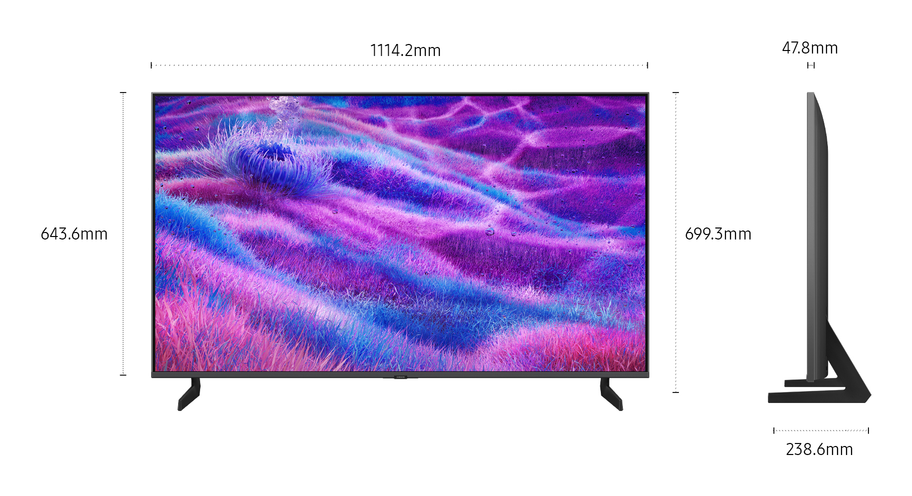 Samsung QE50QN80FAU 127 cm (50 ) 4K Ultra HD Smart TV Wifi Charbon, Argent Neuf — photo 4