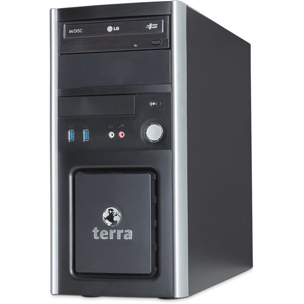 TERRA 5060 AMD Ryzen™ 5 PRO 4650GE 8 GB DDR4-SDRAM 250 GB SSD Windows 10 Pro Mini Tower PC Black image 3
