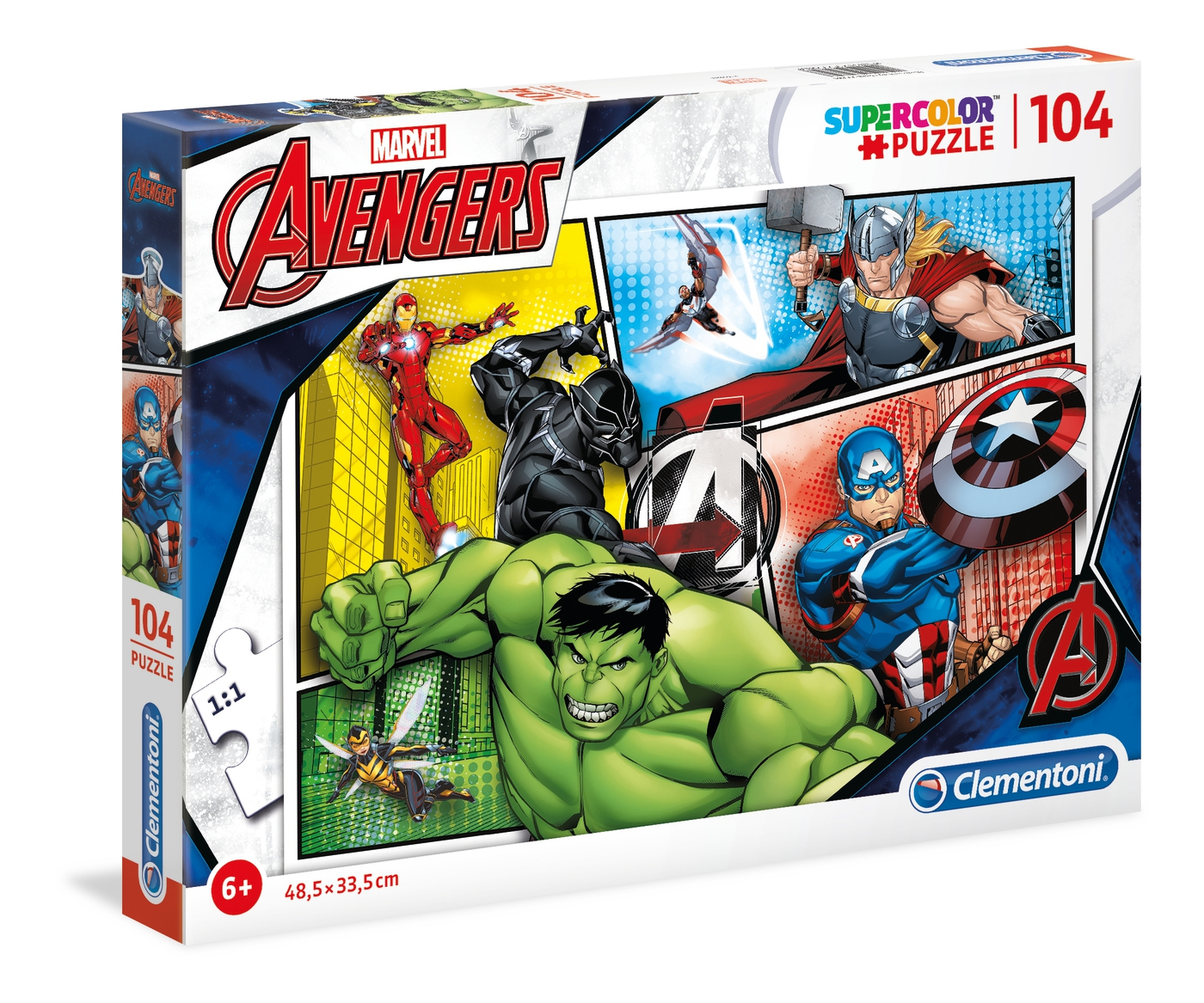 Clementoni Avengers Puzzle 104 pz Cartoni