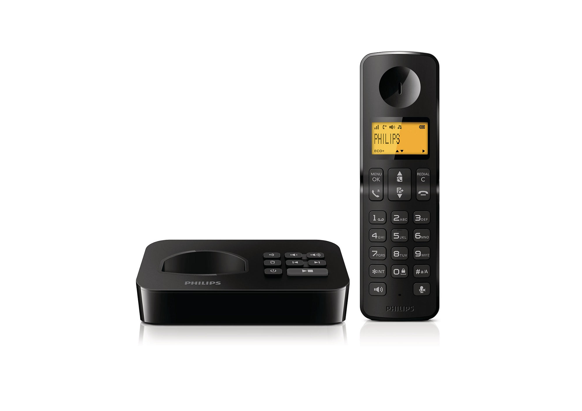 Philips D2051B/38 telephone Caller ID Black