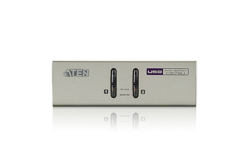 ATEN 2-Port USB VGA KVM with Audio (KVM Cables included) – image 3