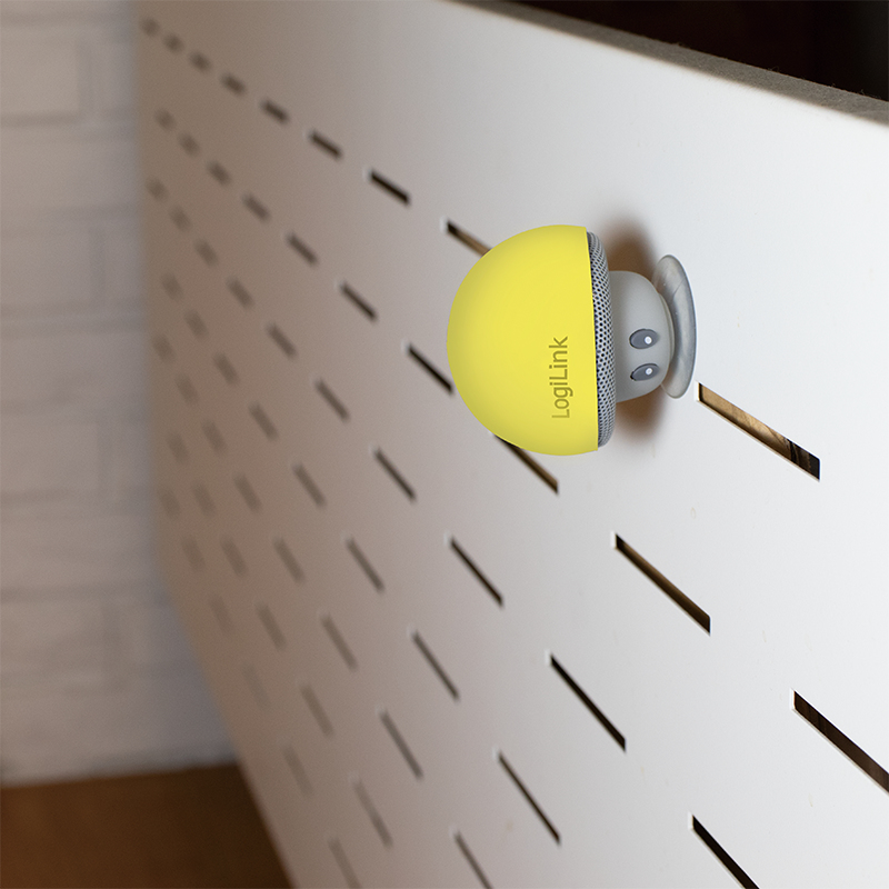 LogiLink SP0054YW portable/party speaker Grey, Yellow 3 W image 4