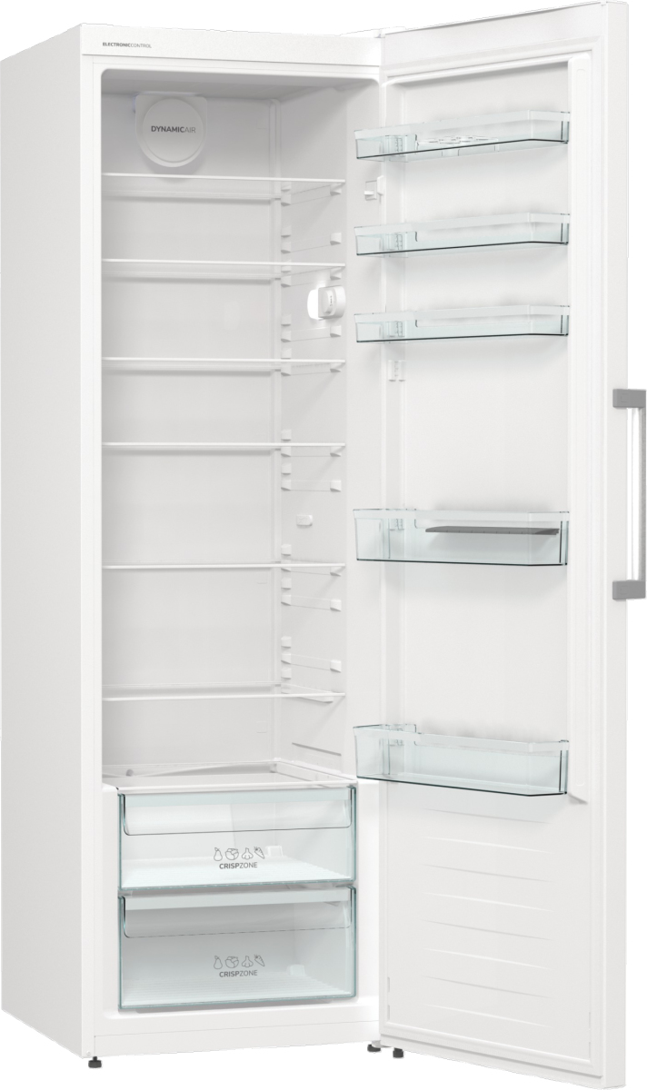 Gorenje Fristående kylskåp med stor kapacitet för daglig förvaring. Dynamic Air och fläktassisterad kylning säkerställer jämna temperaturer, medan två CrispZone – image 3