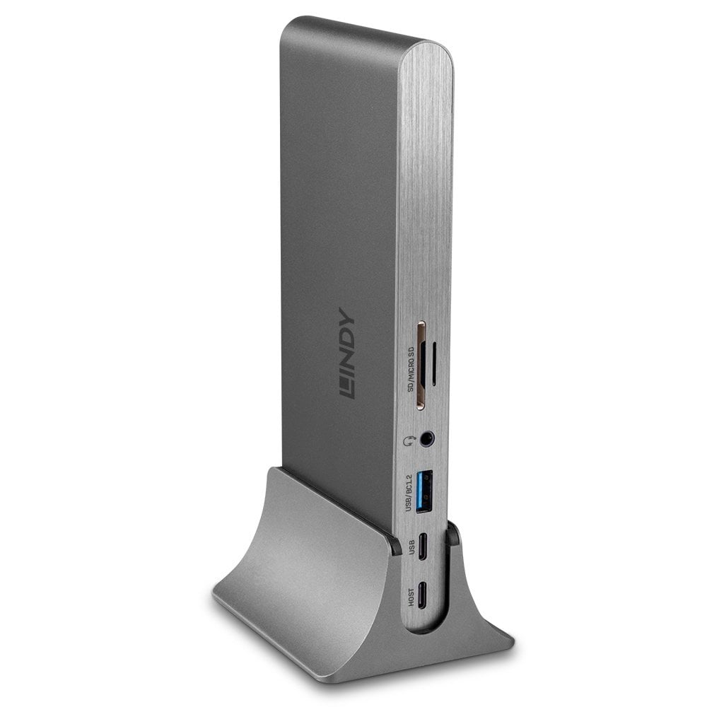 Lindy DST-Pro 5K XT, USB-C Laptop Docking Station with Triple Display (4K) or Single Display (5K) and – image 3