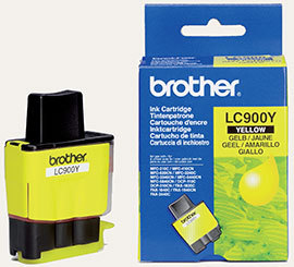 Brother LC900Y ink cartridge Original Yellow