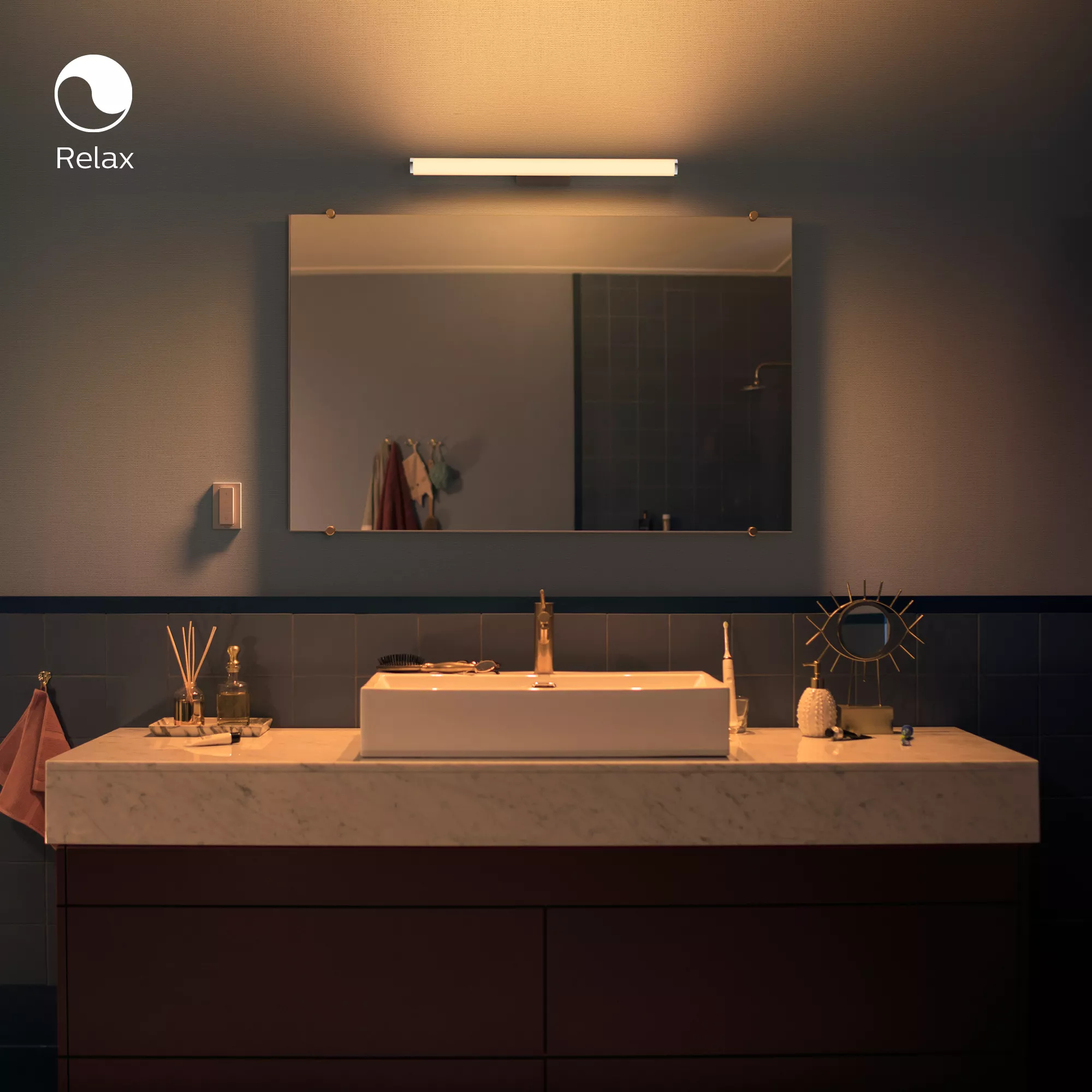 Philips by Signify Philips Hue White ambience Adore Bathroom mirror light – image 3