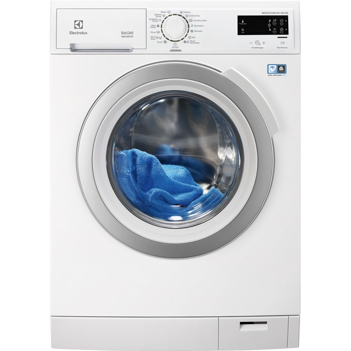 Electrolux WD42A96160 washer dryer Front-load Grey, White