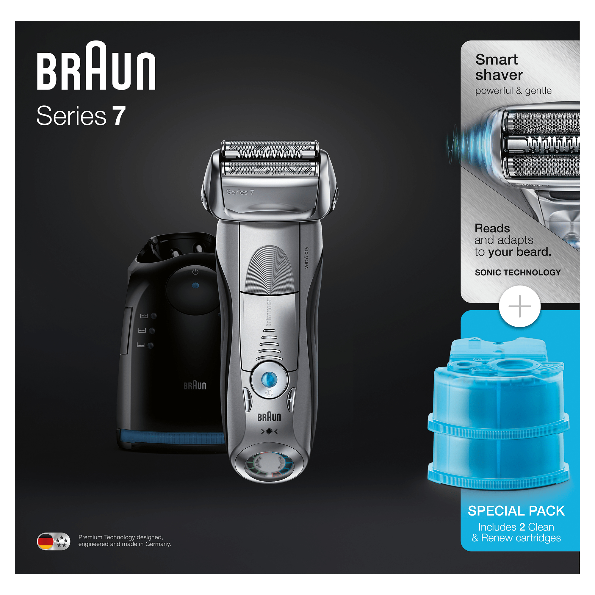 Braun 81640354 men's shaver Foil shaver Trimmer Silver – image 2