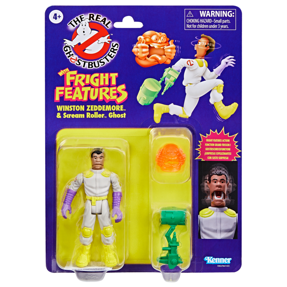 Resim Hasbro Ghostbusters Kenner Classics Winston Zeddemore & Scream Roller Hayalet Figür Seti
