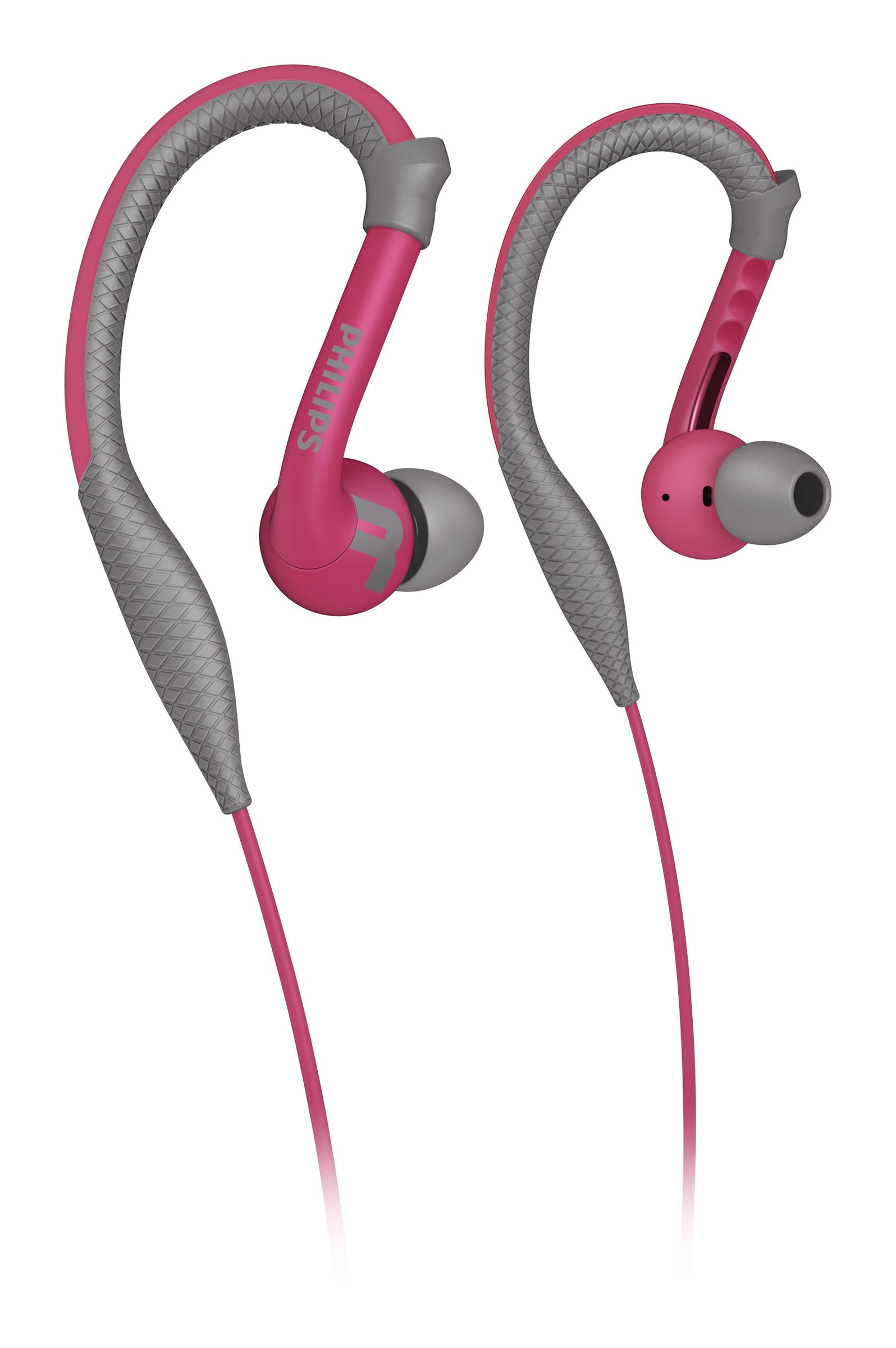 Philips ActionFit SHQ3200PK/98 headphones/headset Wired Ear-hook Pink