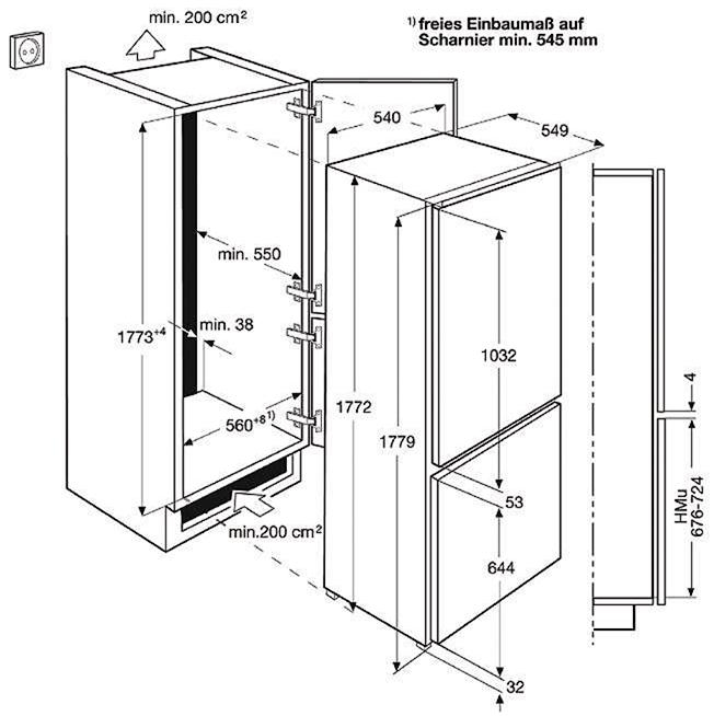 Electrolux FI22/11ND fridge-freezer Built-in – image 2