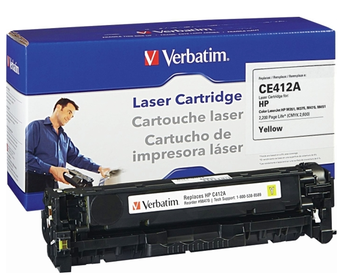 Verbatim 98470 toner cartridge 1 pc(s) Yellow