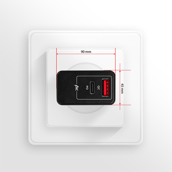 Axagon ACU-PQ22 mobile device charger Mobile phone, Power bank, Smartphone, Smartwatch, Tablet, Universal Black AC Fast charging Indoor – image 7