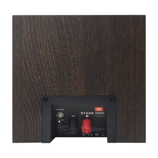 JBL Stage 240H 2-way Wood, Black Wired image 8