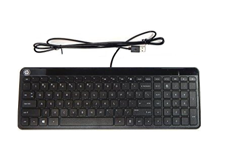 HP 801526-111 keyboard Office USB Swiss Black – image 1