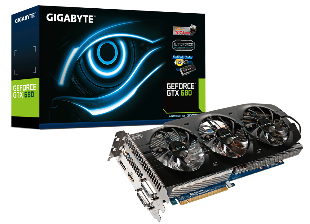 GIGABYTE GV-N680OC-4GD graphics card NVIDIA GeForce GTX 680