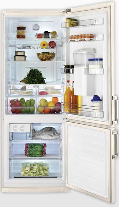 Beko CN142220DB fridge-freezer Freestanding Beige – image 2