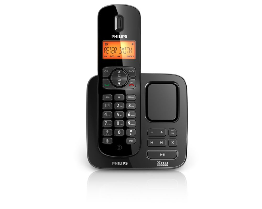 Philips Perfect sound CD1751B/53 telephone Caller ID Black