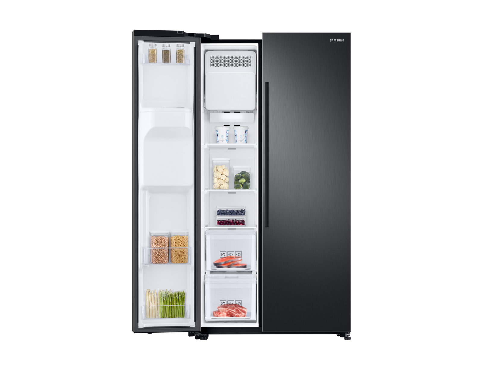 Samsung RS67N8211B1/WS side-by-side refrigerator Freestanding – image 7