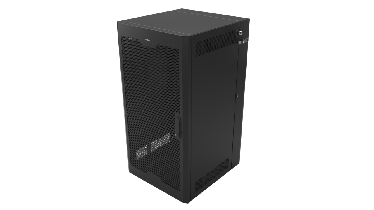 Legrand SWMR26RUPD-26-26 rack cabinet 26U Wall mounted rack Black – image 1