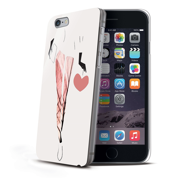 Celly CDCOVIPH6PCA mobile phone case Cover Red, White