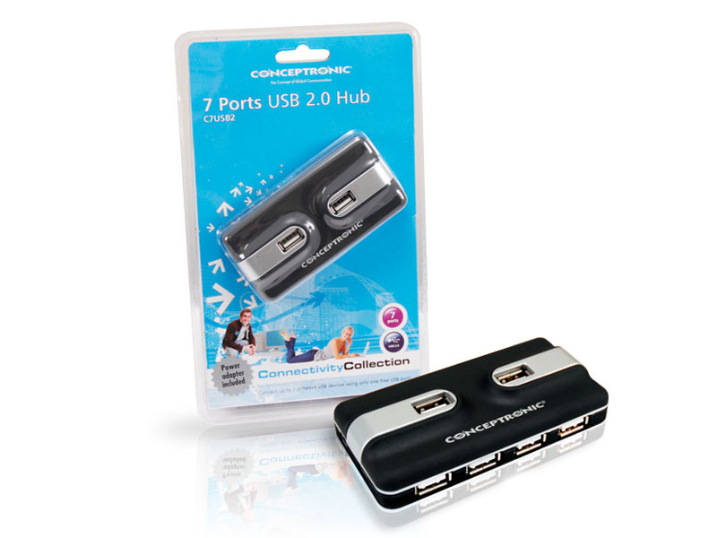Conceptronic 7 Ports USB 2.0 Hub – image 5