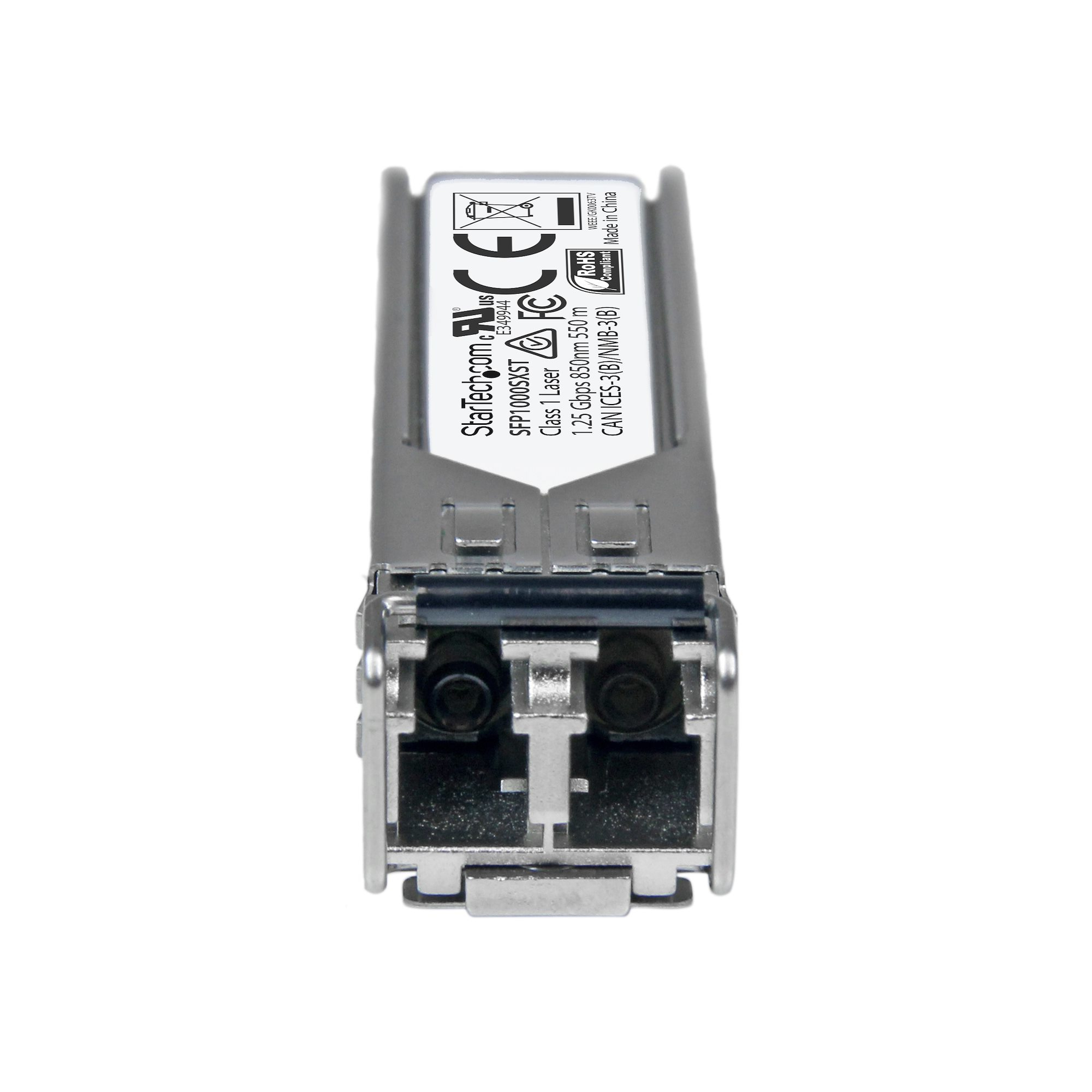 StarTech.com MSA Uncoded SFP Module - 1000BASE-SX - 1GbE Multi Mode Fiber (MMF) Optic Transceiver - 1GE Gigabit Ethernet SFP - LC 550m - 850nm - DDM – image 2